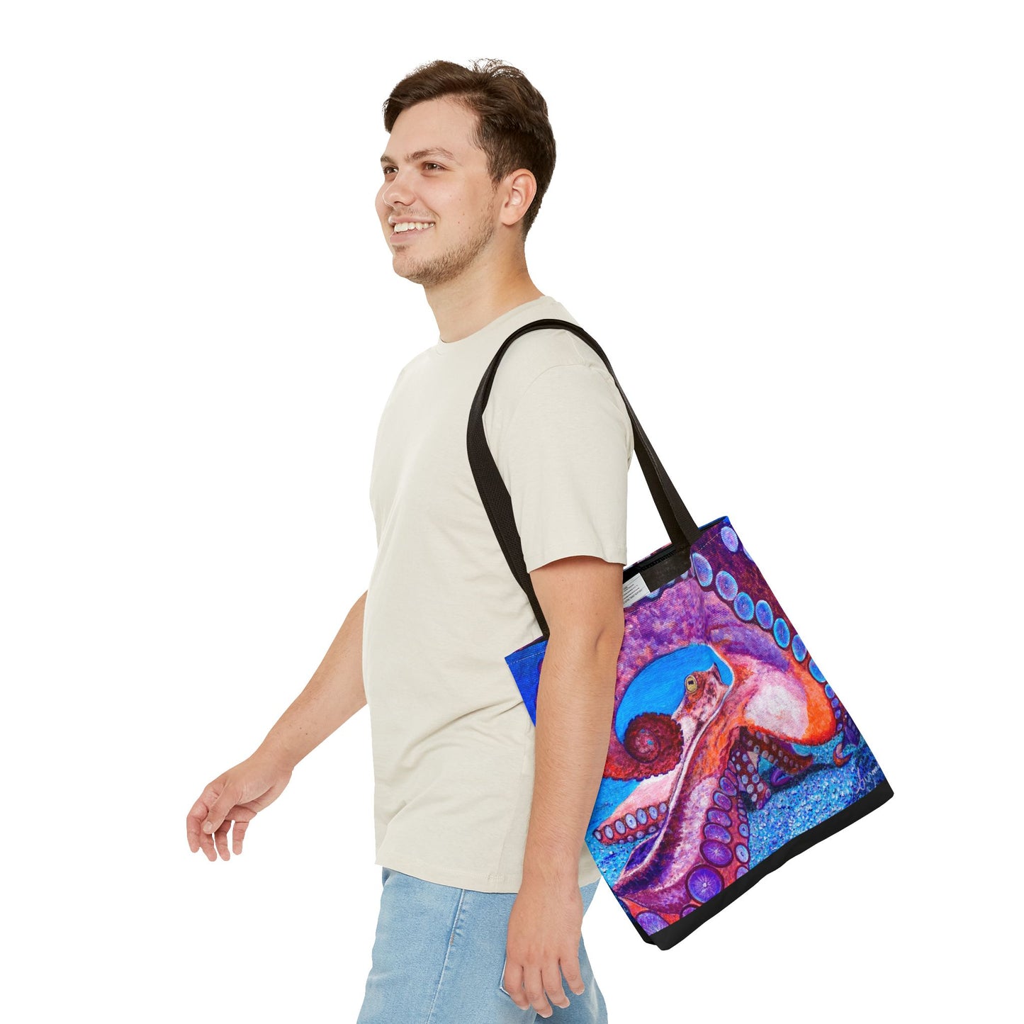 Pink He'e Tote Bag