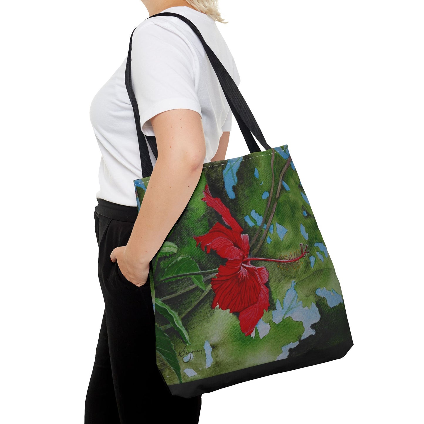 Morning Hibiscus Tote Bag