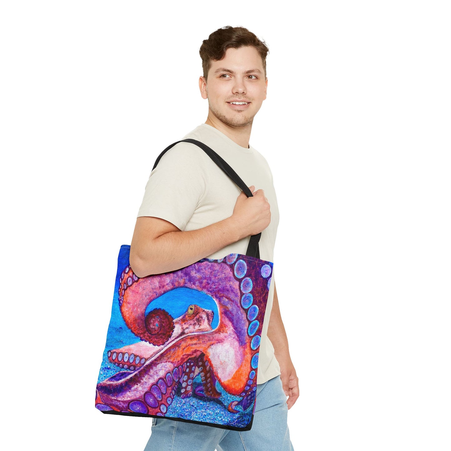 Pink He'e Tote Bag