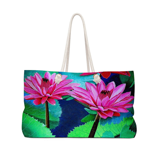 Water Lilies Beach Bag Bags