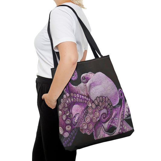 Purple He'e Tote Bag