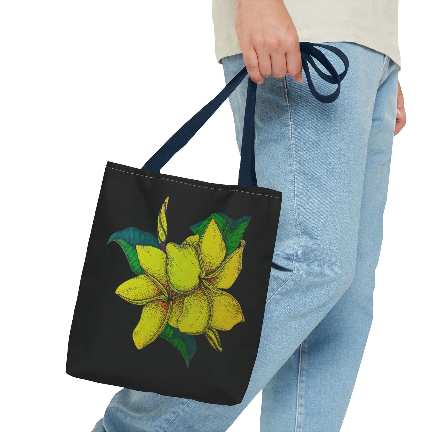 Yellow Plumeria Tote Bag