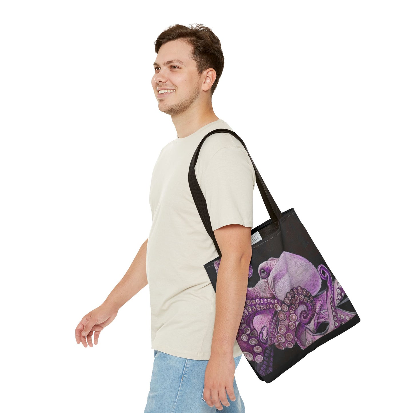 Purple He'e Tote Bag