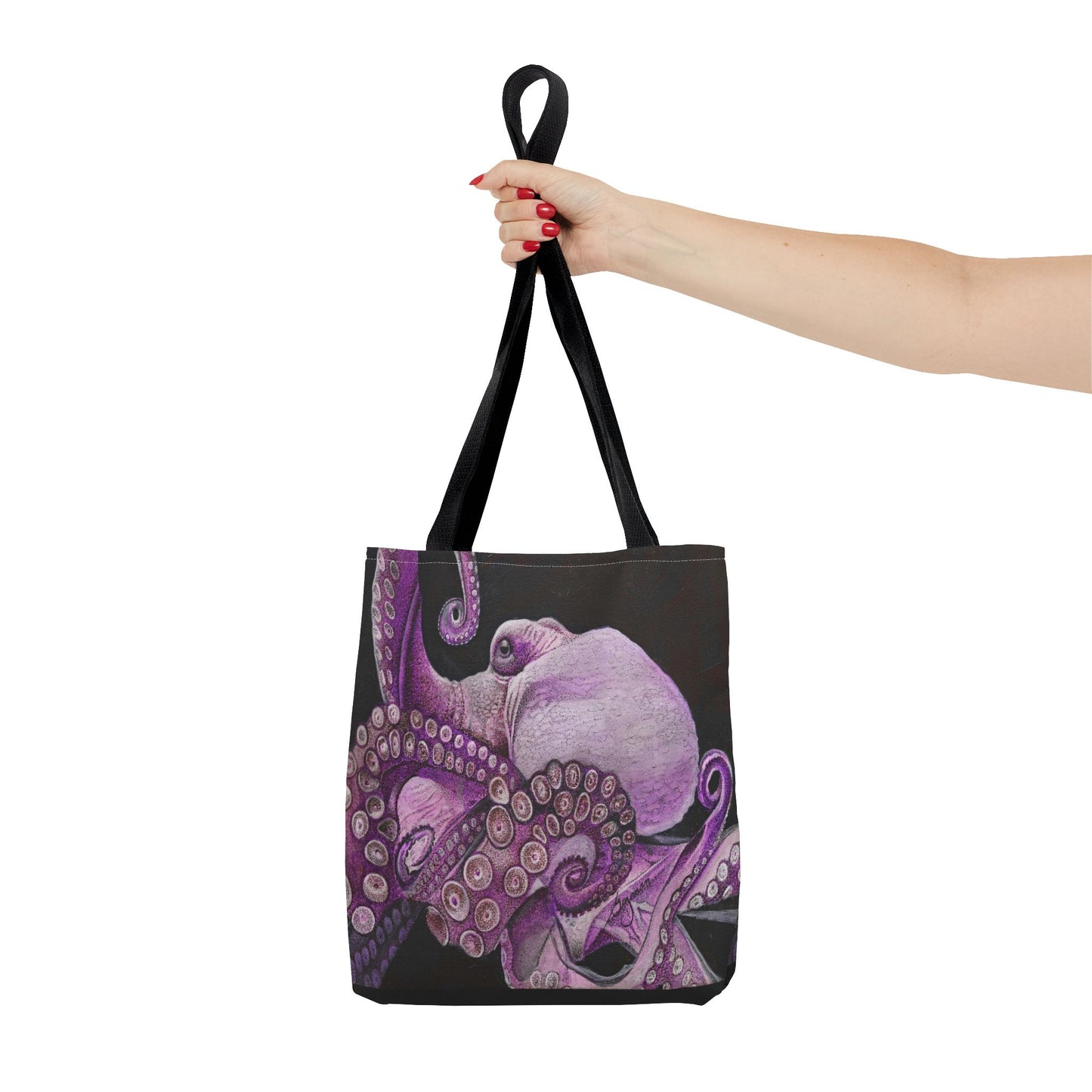 Purple He'e Tote Bag