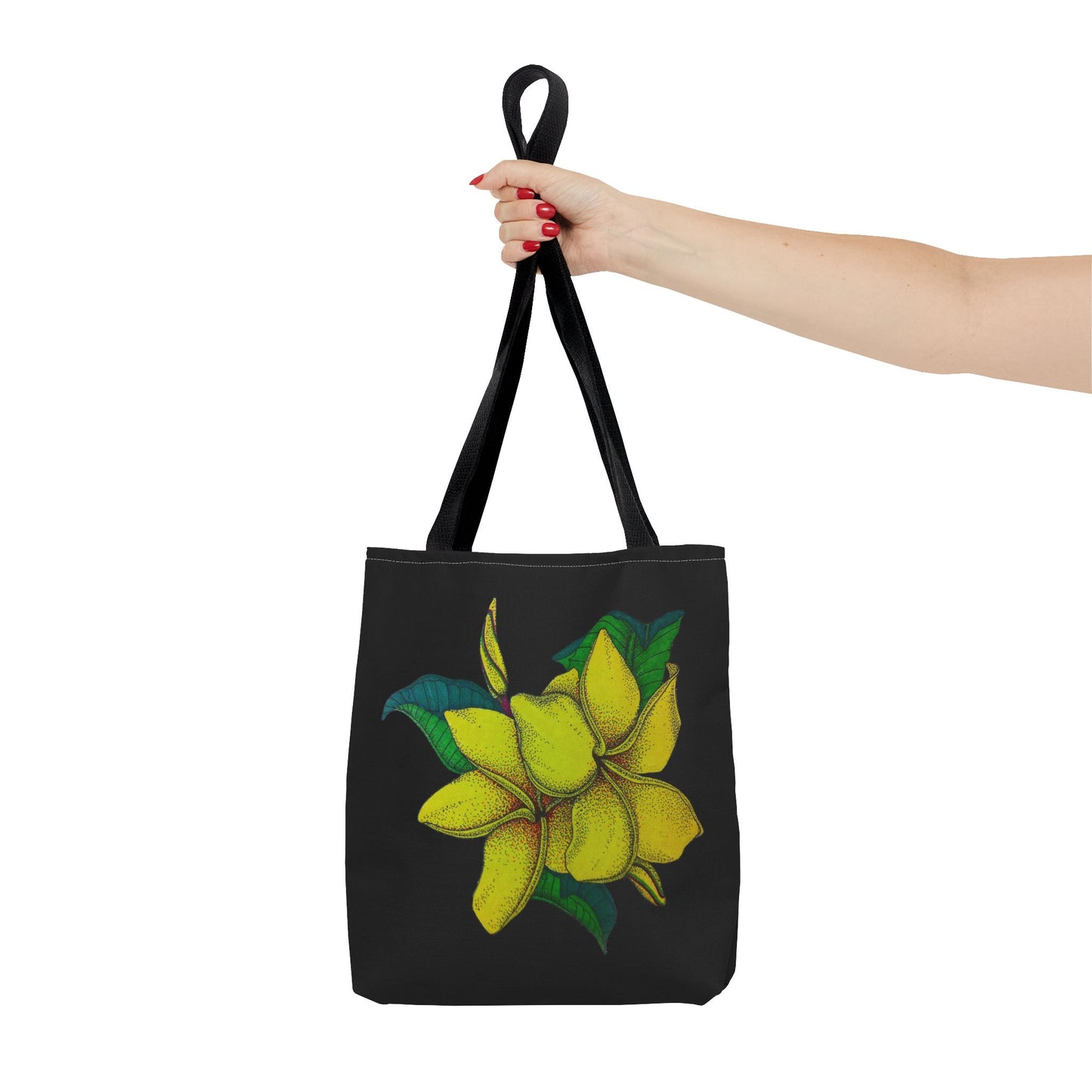 Yellow Plumeria Tote Bag