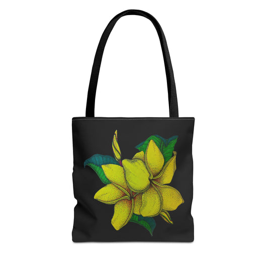 Yellow Plumeria Tote Bag