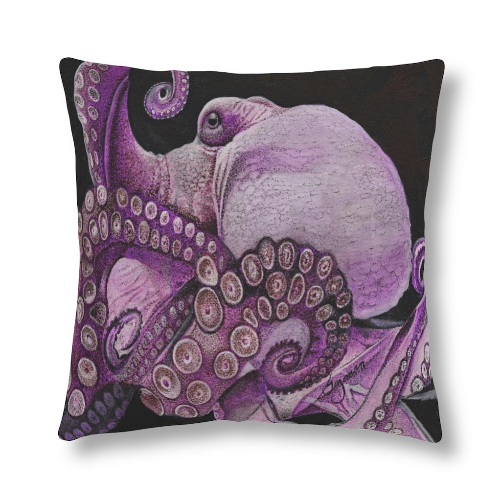 Purple Hee Waterproof Pillow Home Decor