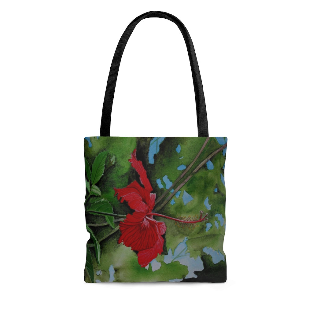 Morning Hibiscus Tote Bag Small Bags