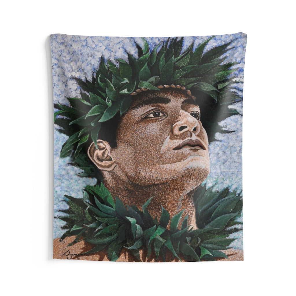 Polynesian Dancer Wall Tapestry 68 × 80 Home Decor