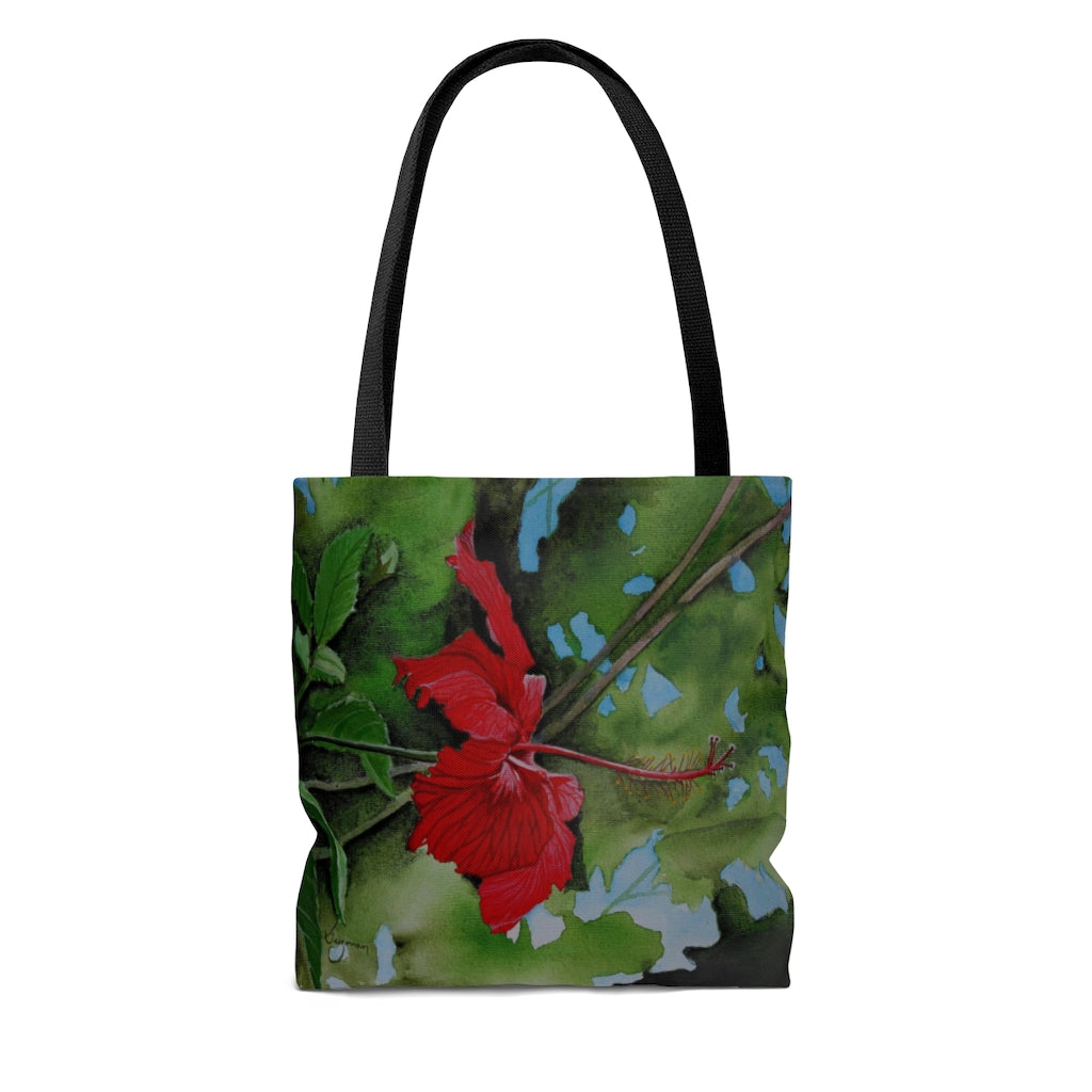 Morning Hibiscus Tote Bag Bags