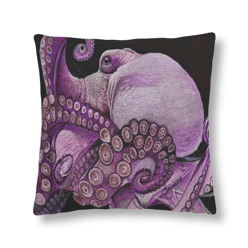 Purple Hee Waterproof Pillow 16 × / Square Home Decor