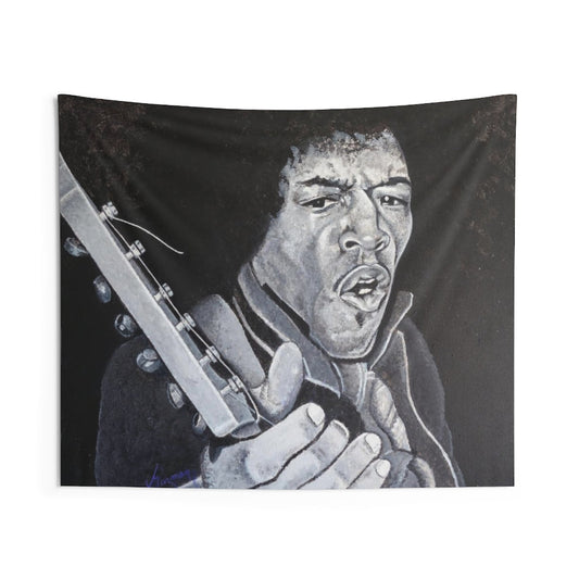 Jimi Hendrix Wall Tapestry 60 × 50 Home Decor