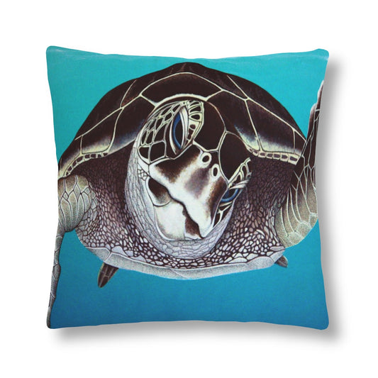 Curious Honu Waterproof Pillow Home Decor