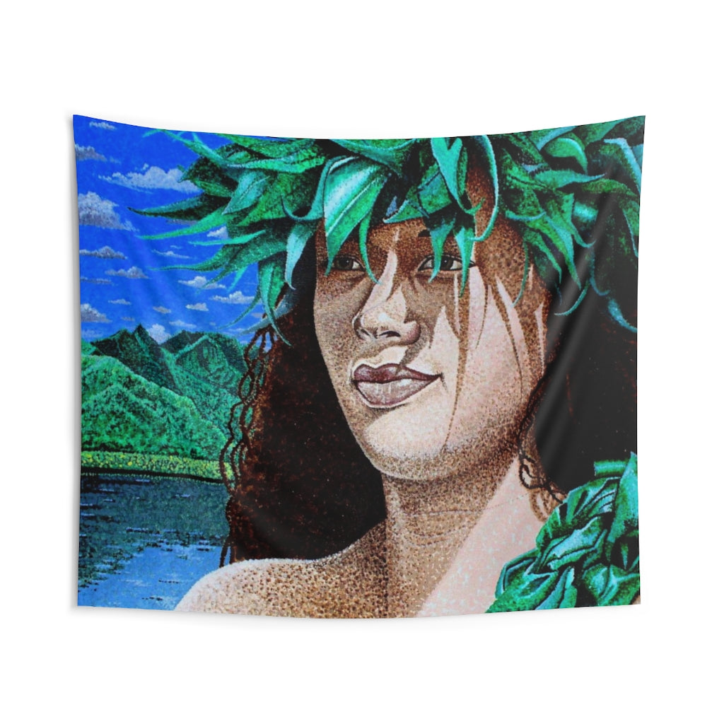 Aloha Hula Wall Tapestry 104 × 88 Home Decor