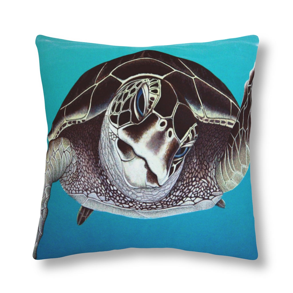 Curious Honu Waterproof Pillow Home Decor