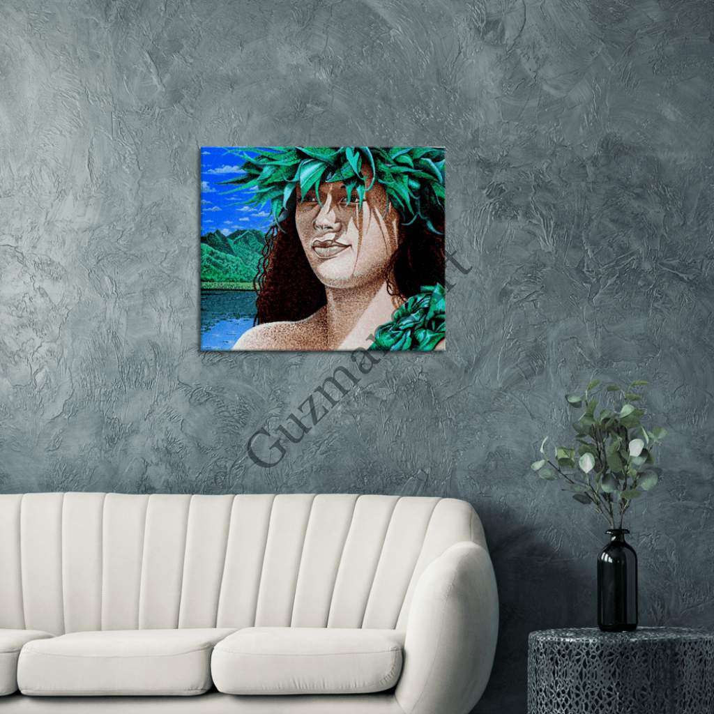 Aloha Hula Canvas Print Material