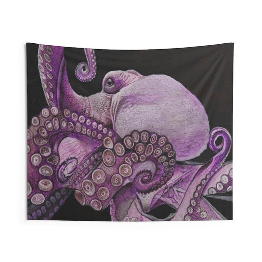 Purple Hee Wall Tapestry 60 × 50 Home Decor
