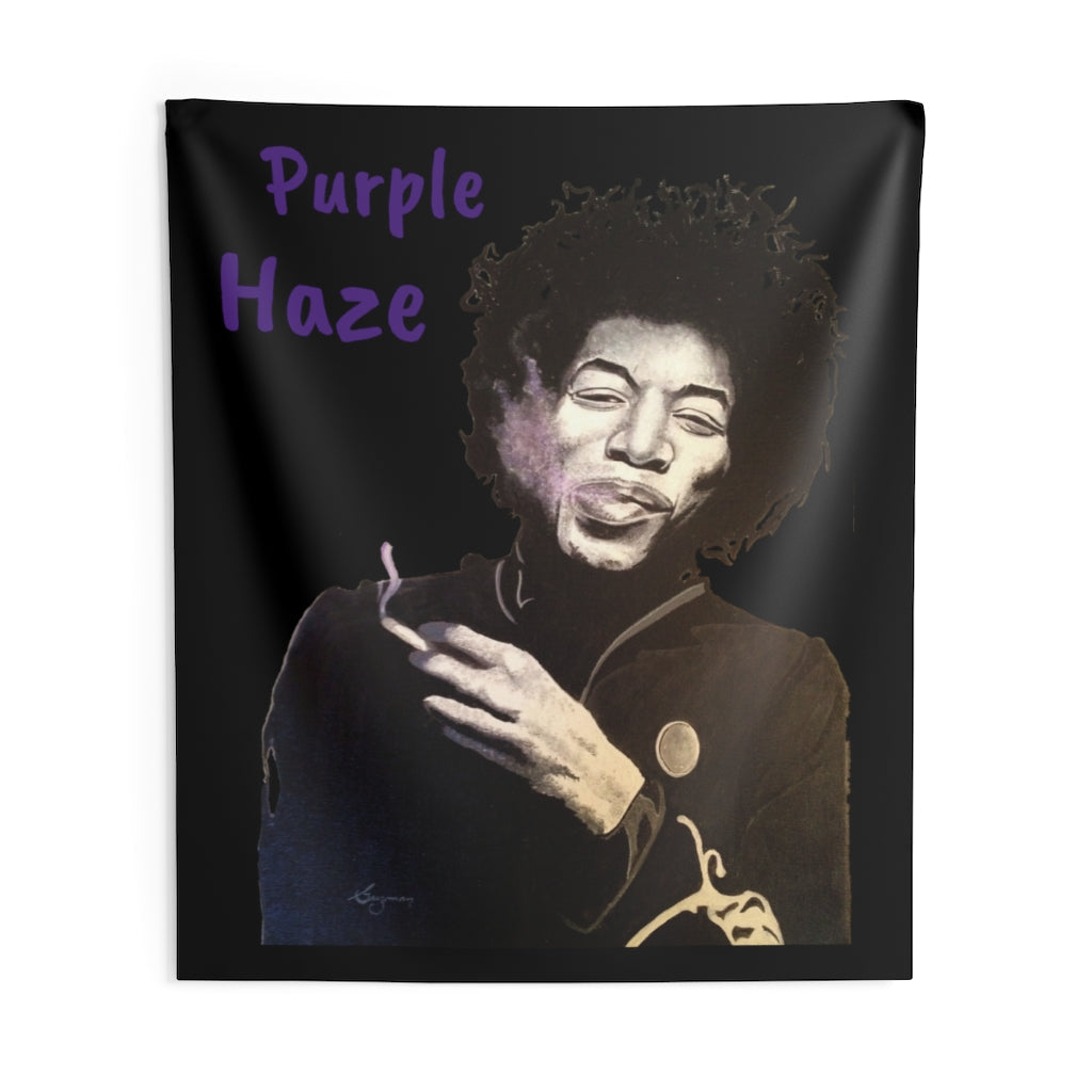 Purple Haze Wall Tapestry 88 × 104 Home Decor