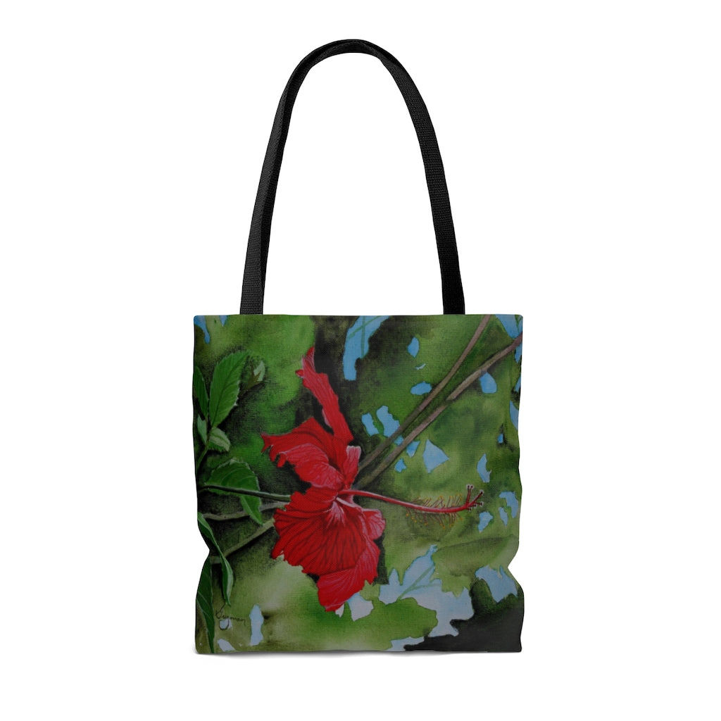 Morning Hibiscus Tote Bag Bags