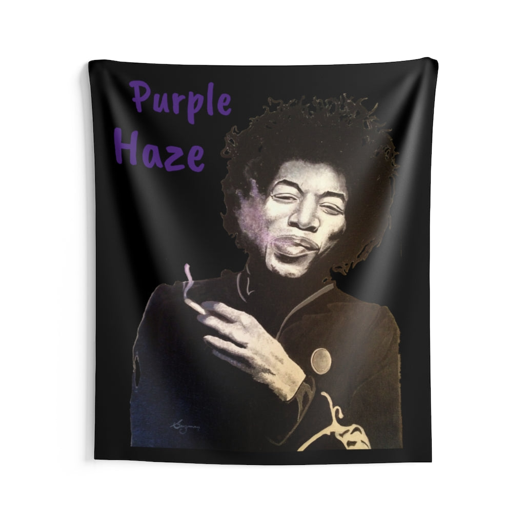 Purple Haze Wall Tapestry 68 × 80 Home Decor