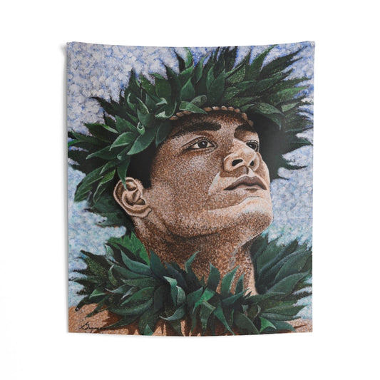 Polynesian Dancer Wall Tapestry 51 × 60 Home Decor