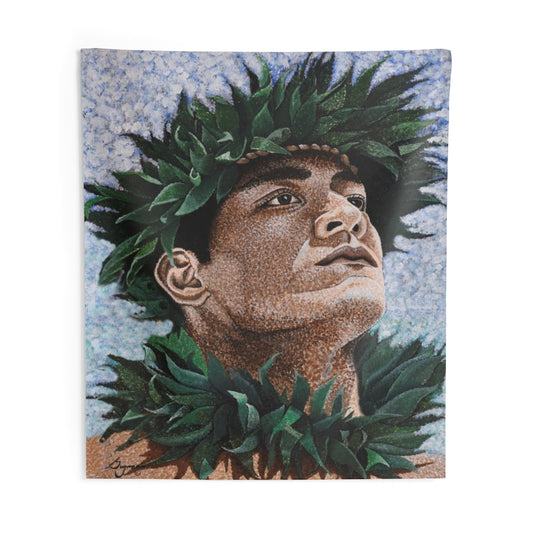 Polynesian Dancer Wall Tapestry 88 × 104 Home Decor