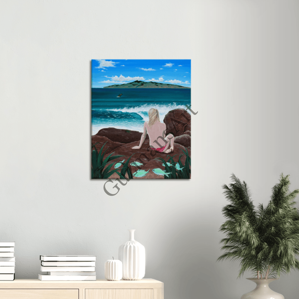 Honolua Bay Canvas Print 50X60 Cm / 20X24 - Vertical Material