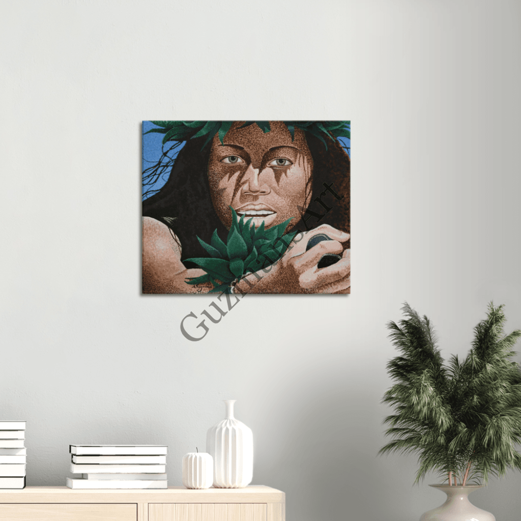 Hula Rocks Canvas Print 50X60 Cm / 20X24 - Horizontal Material