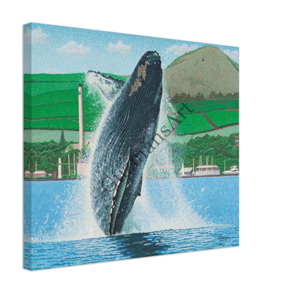 Lahaina Breach Canvas Print 50X60 Cm / 20X24 - Horizontal Material