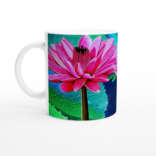 Water Lily 11Oz Mug Print Material