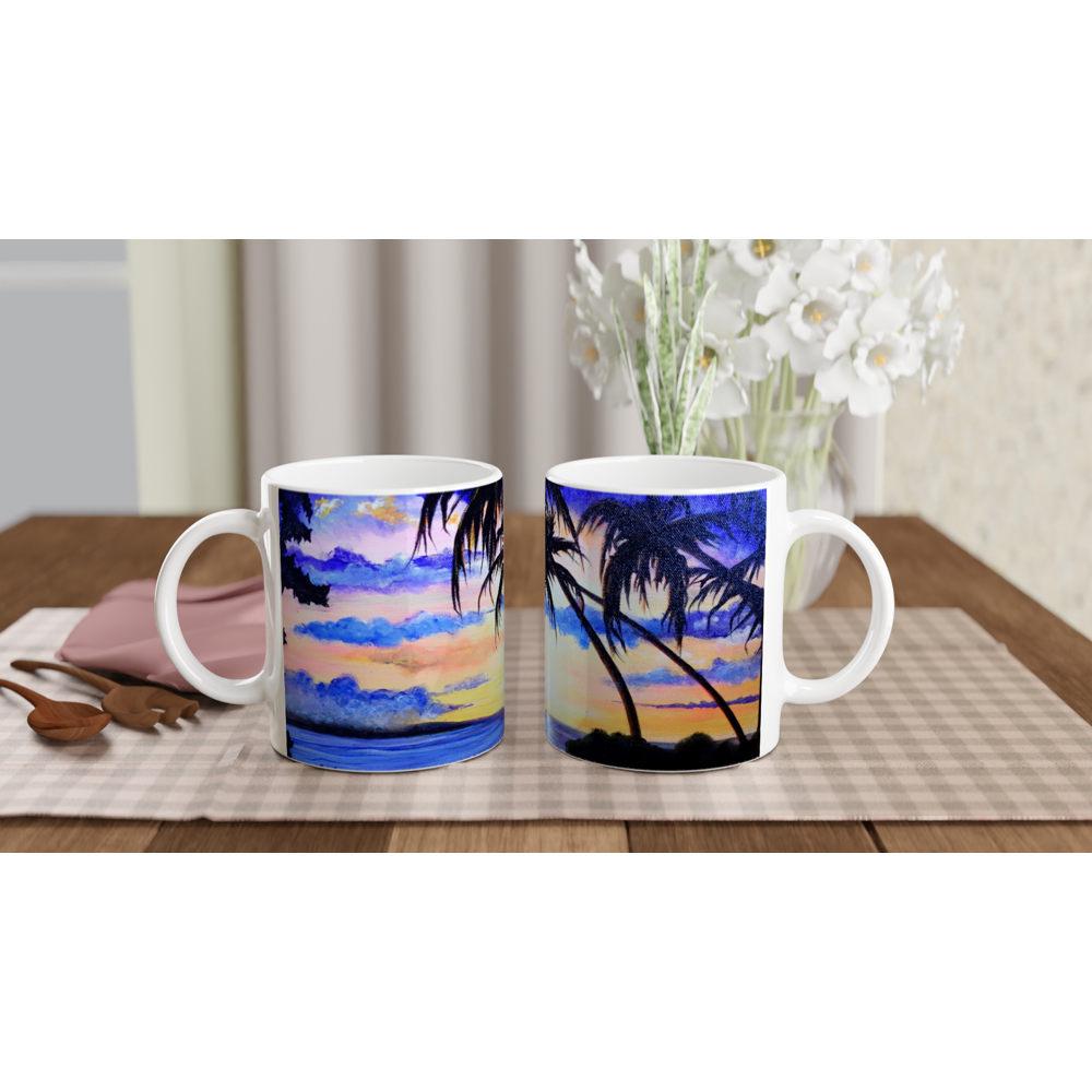 Maui Sunset 11Oz Mug Print Material