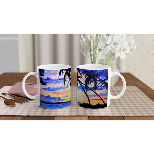 Maui Sunset 11Oz Mug Print Material