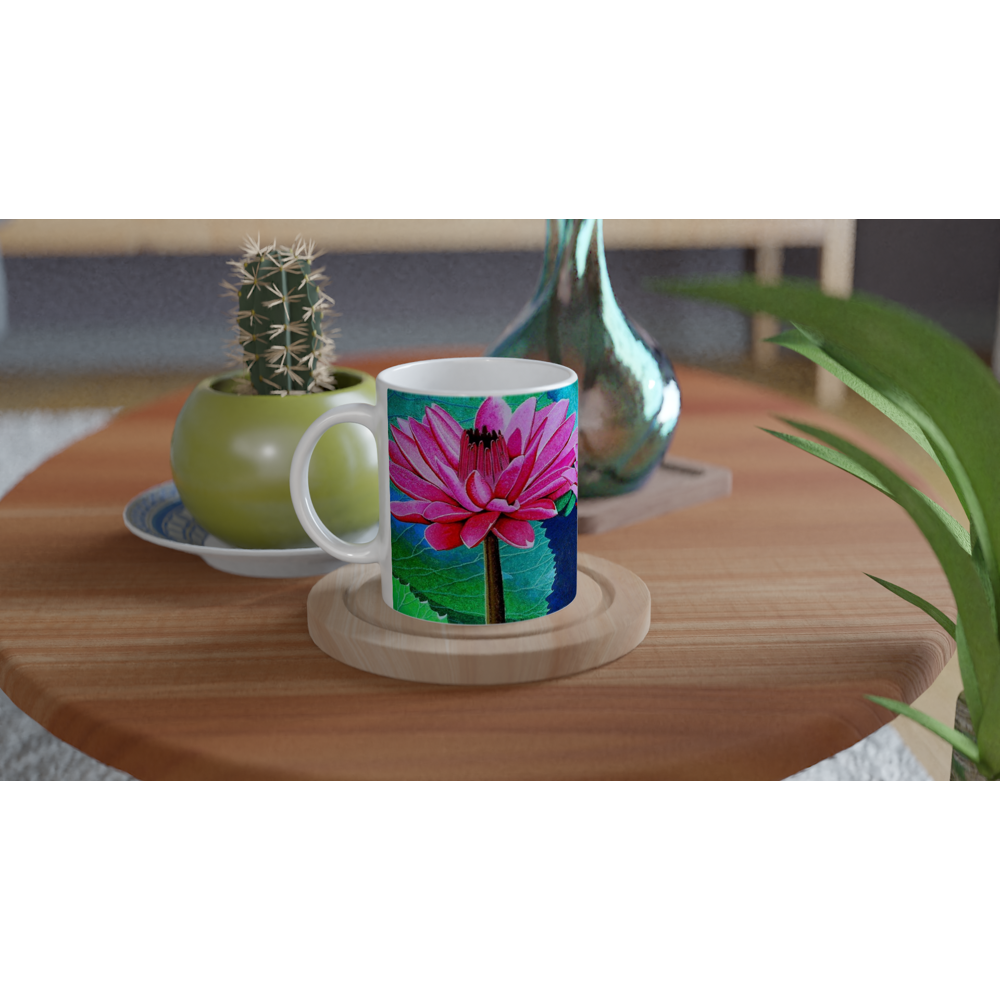 Water Lily 11Oz Mug Print Material