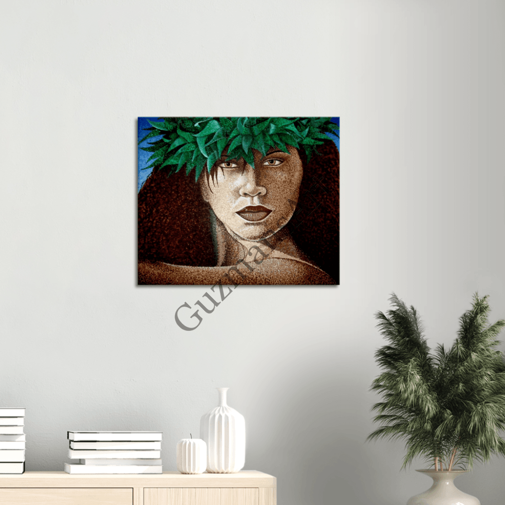 Taro Dancer Canvas Print 50X60 Cm / 20X24 - Horizontal Material